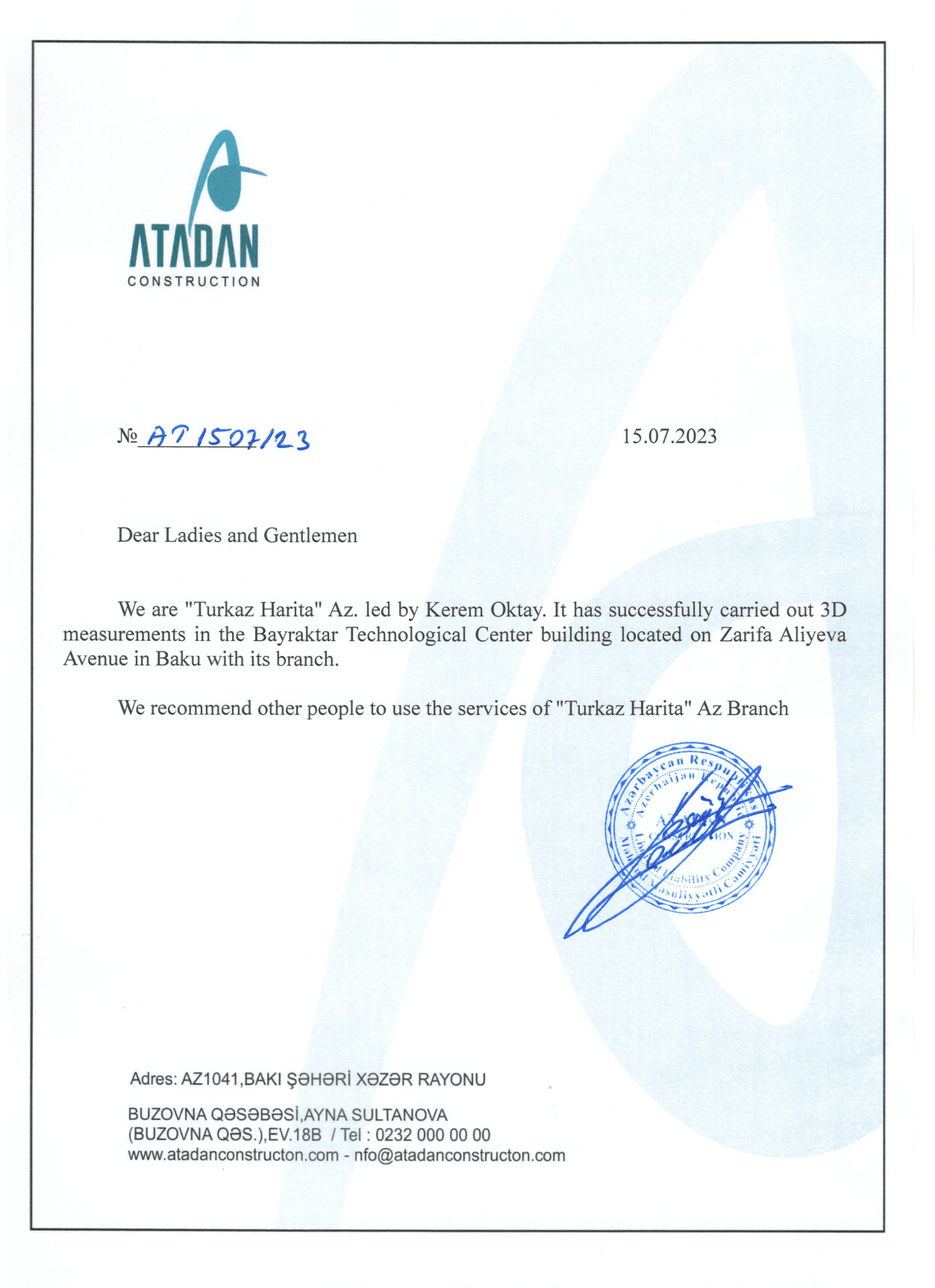 Atadan Construction